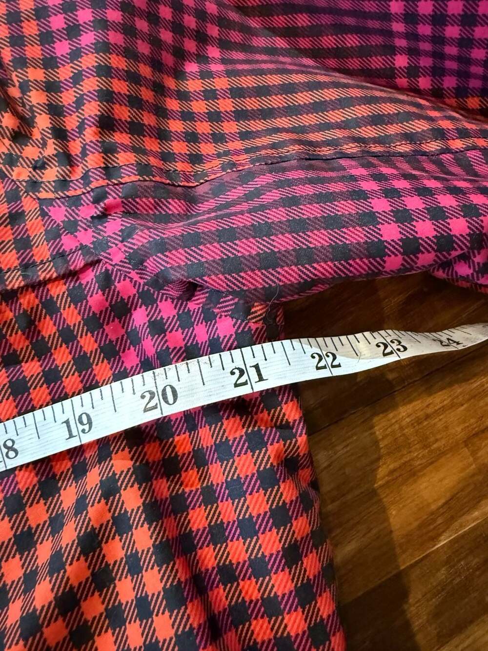 Burton Gingham Red Pink Hooded Jacket Size L (n1) - Picture 5 of 8